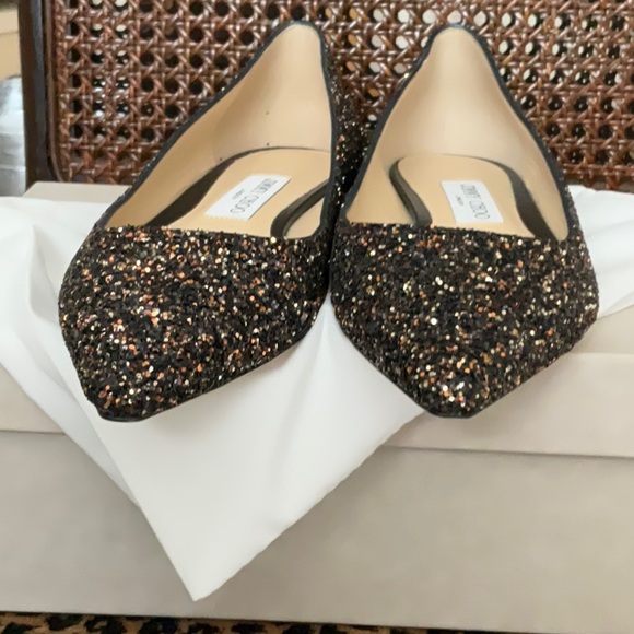 New in box Jimmy Choo romy flats 37.5 size 7. - Picture 2 of 8